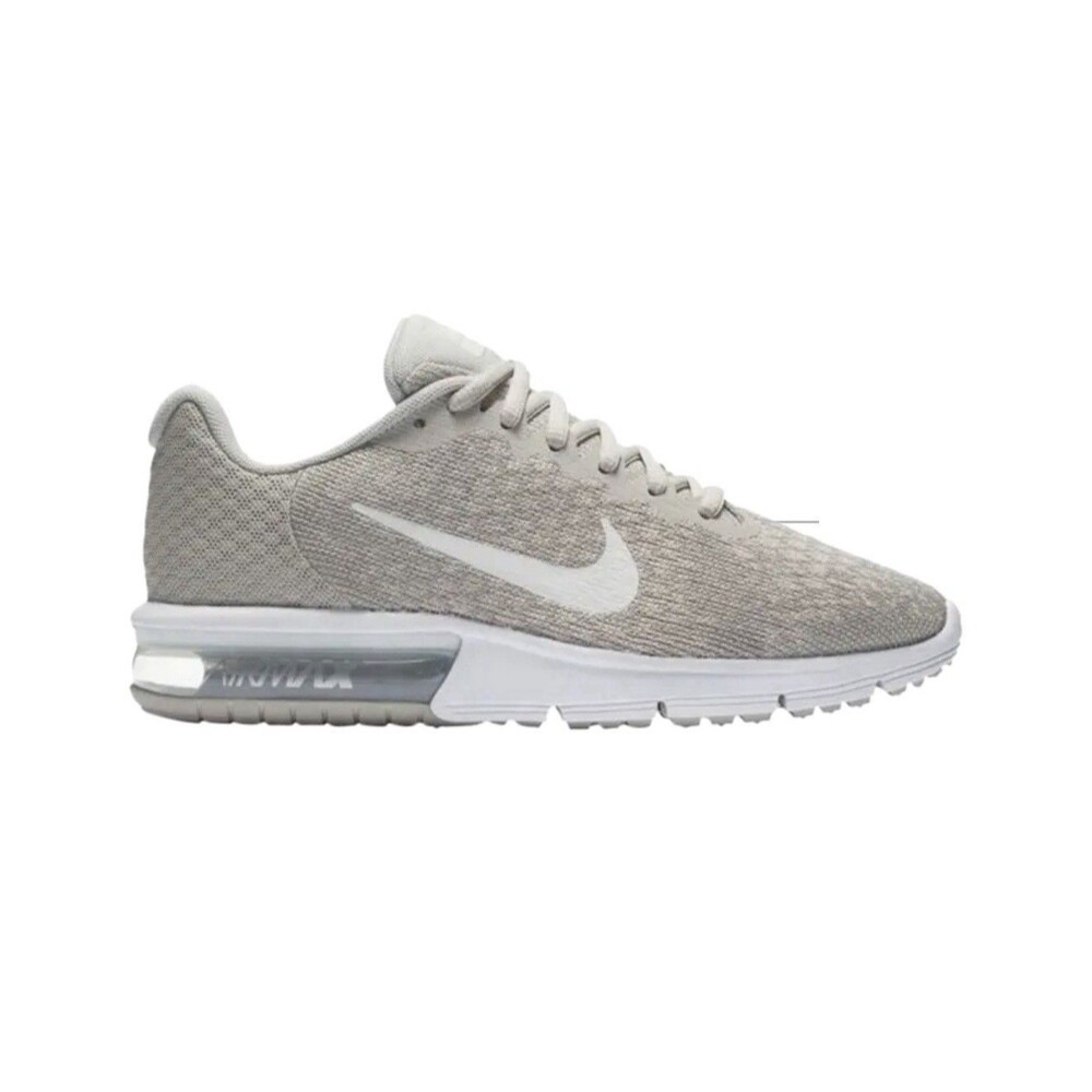 Nike Air Max Sequent 2 Women Sz 8 Beige White Athletic Running Shoes Sneakers